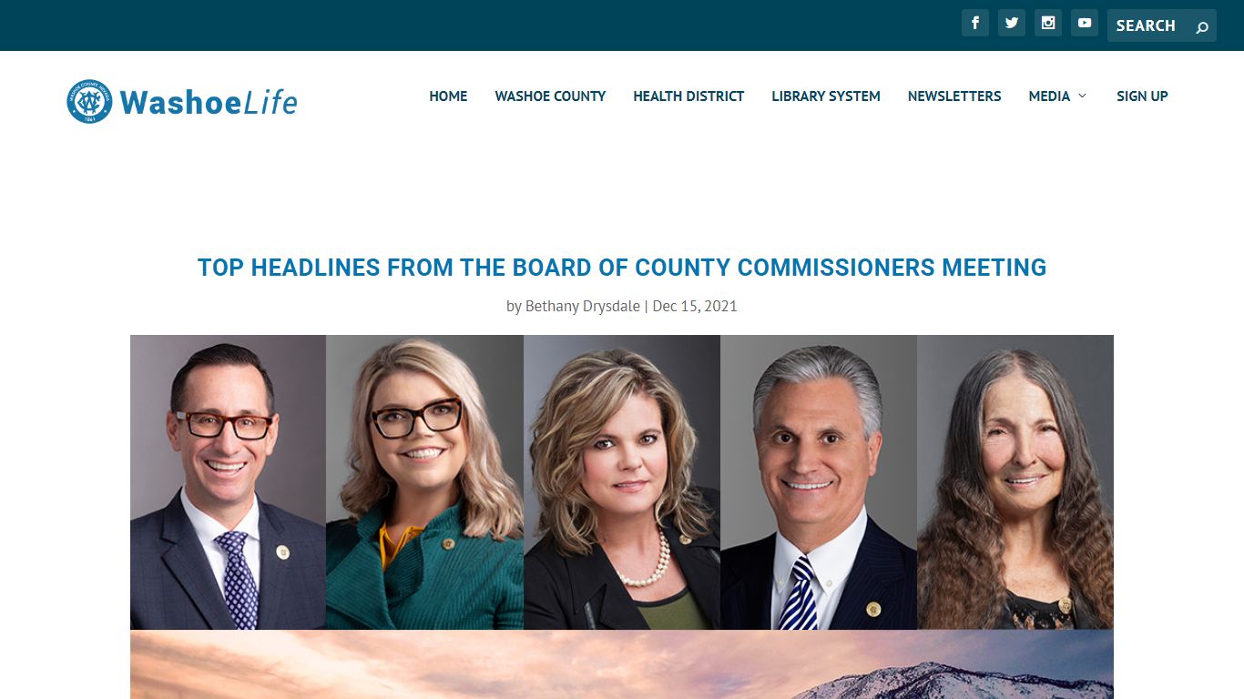 Top headlines from the Board of County Commissioners ...